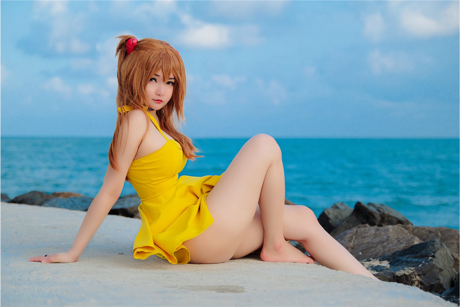 Potato Godzilla NO.060 Asuka Yellow Dress(11)